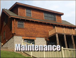  Collettsville, North Carolina Log Home Maintenance